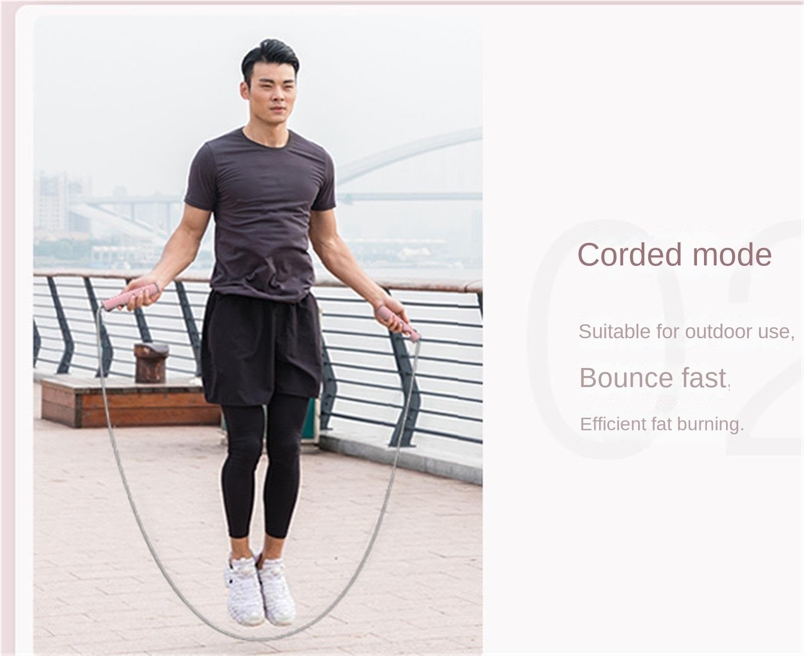 Springseil Erwachsene Fitness Verstellbares Springseil For Aerobic Und Vielseitige Workouts, Geeignet For Männer Frauen Ausdauertraining