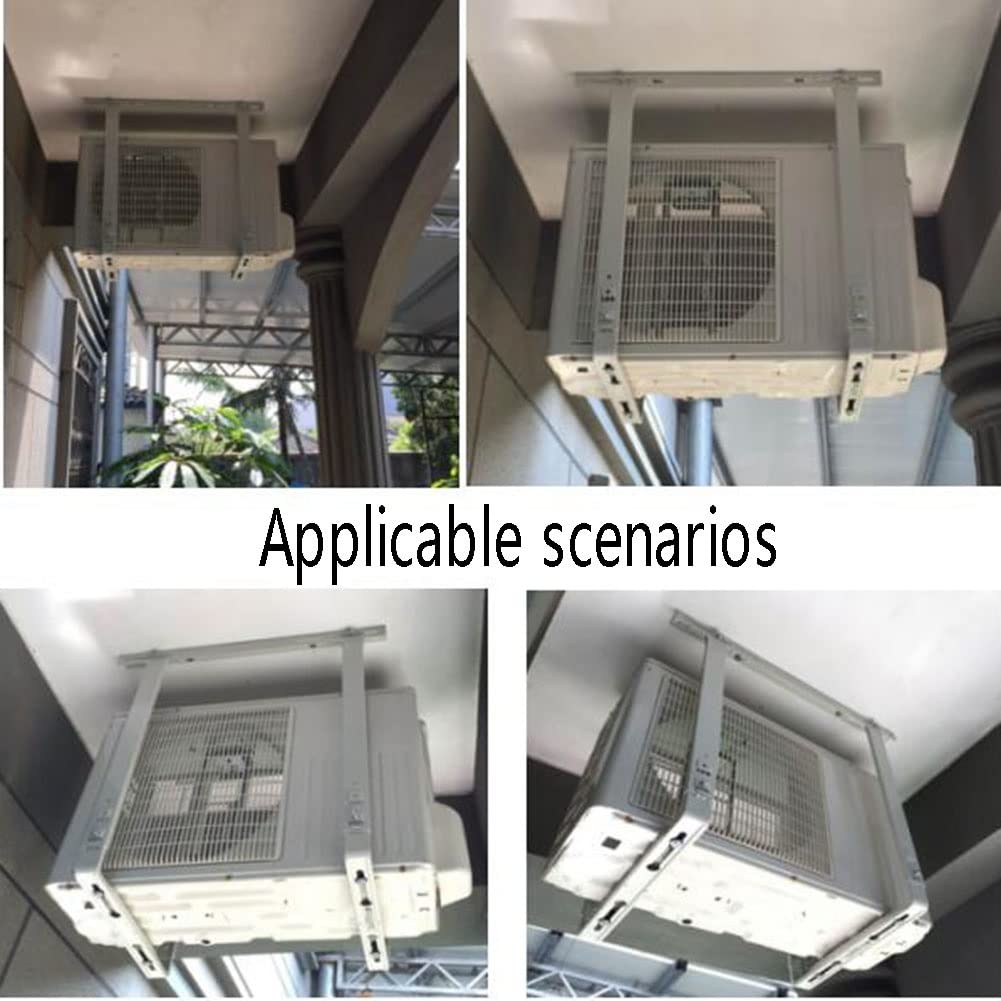 Soporte De Techo para Acondicionadores De Aire - Montaje Universal Externo para Unidades Condensadoras Sin Conductos Mini Split (Color)