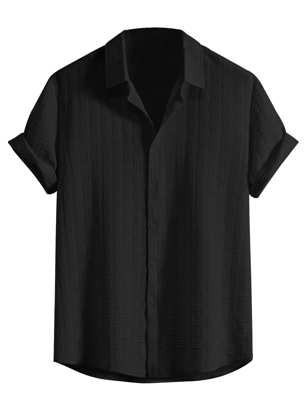 Leriya Fashion Camicia Uomo Regular Fit Cotone