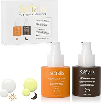 Amazon.com: Sefralls Face Serum Duo – Retinol Vitamin C – Anti Amazon.com: Sefralls Face Serum Duo – Retinol Vitamin C – Anti