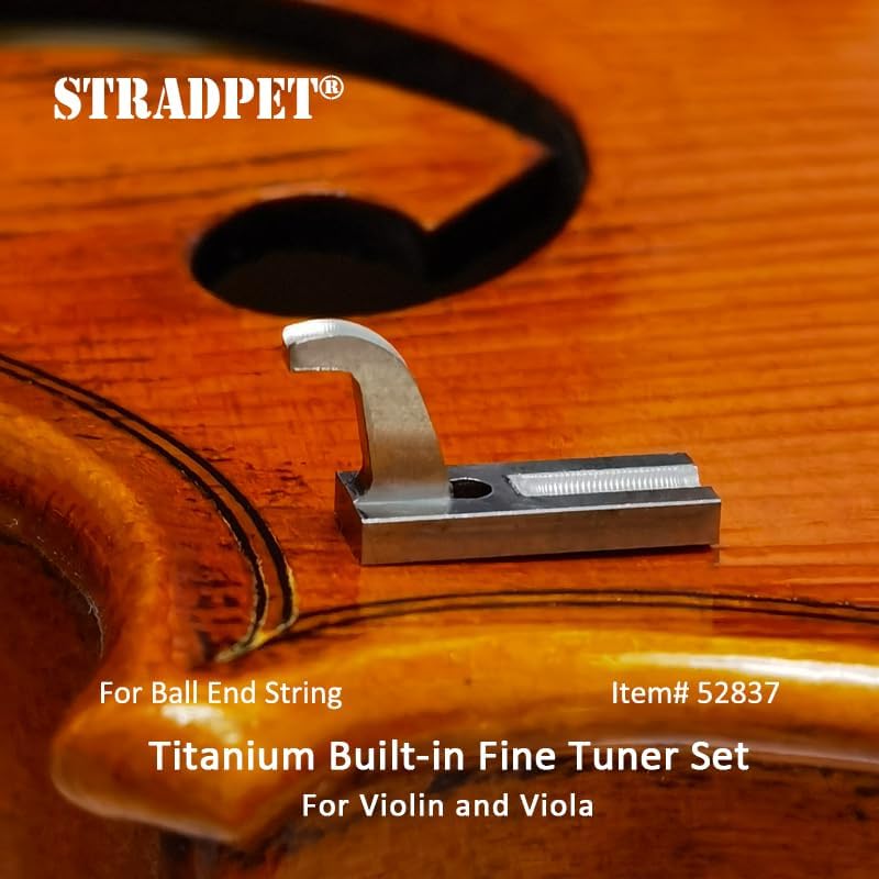 Violin Built-in Titanium Fine Tuner set for BALL-end string, Violin and viola accessories