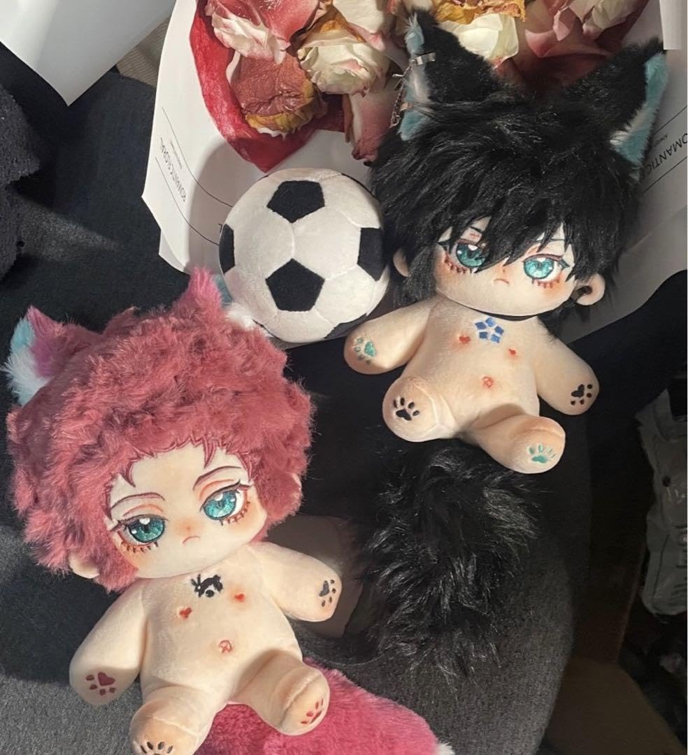 Amazon.co.jp: 20cm大な可愛い着せ替えぬいぐるみ黒髪緑目 : Toys & Games