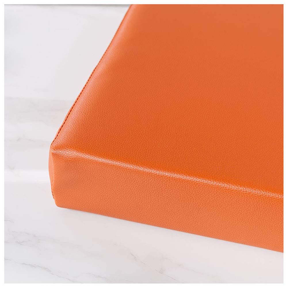 Coussin de banc de jardin orange 90x30x5cm wangk pour balançoire