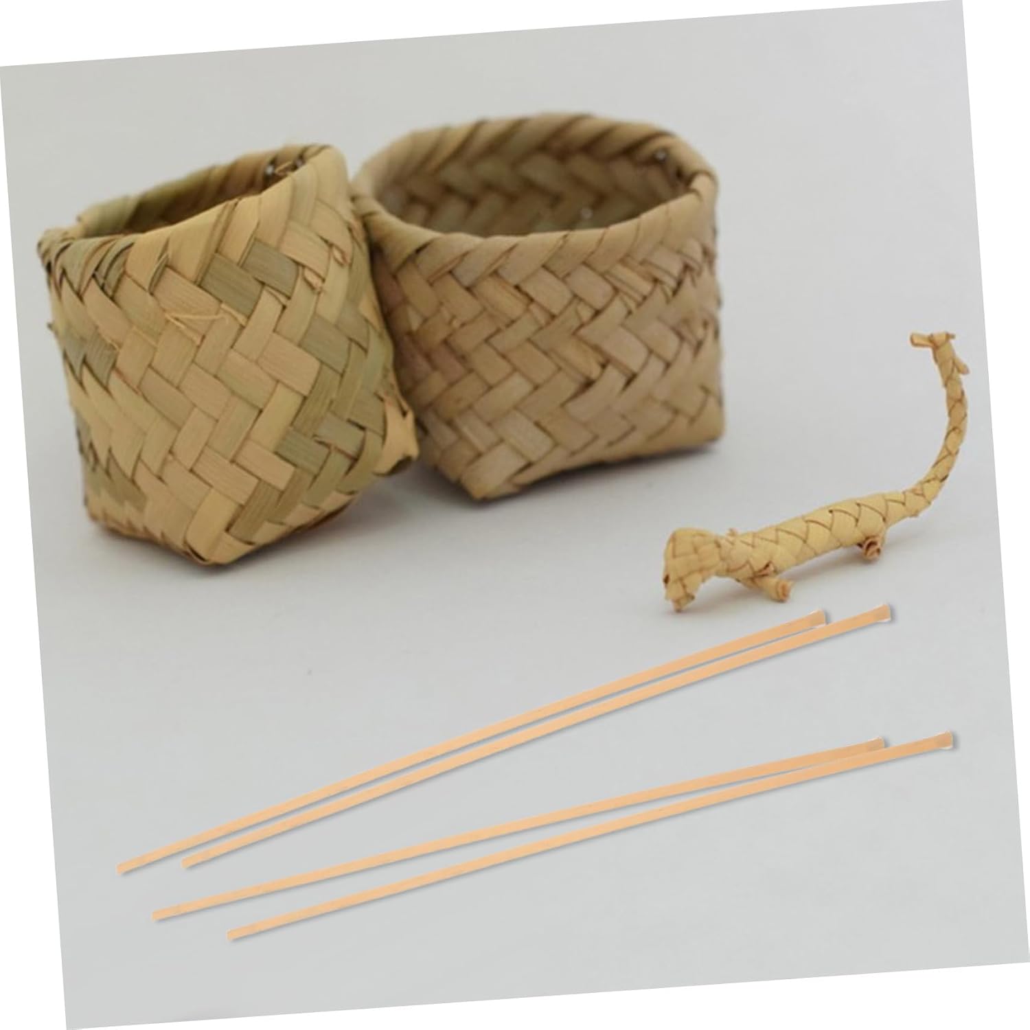 VILLFUL 4pcs Wide Weaving Strips for Basket Making Supplies for Crafting and Repairing Baskets Furniture and Home Decor