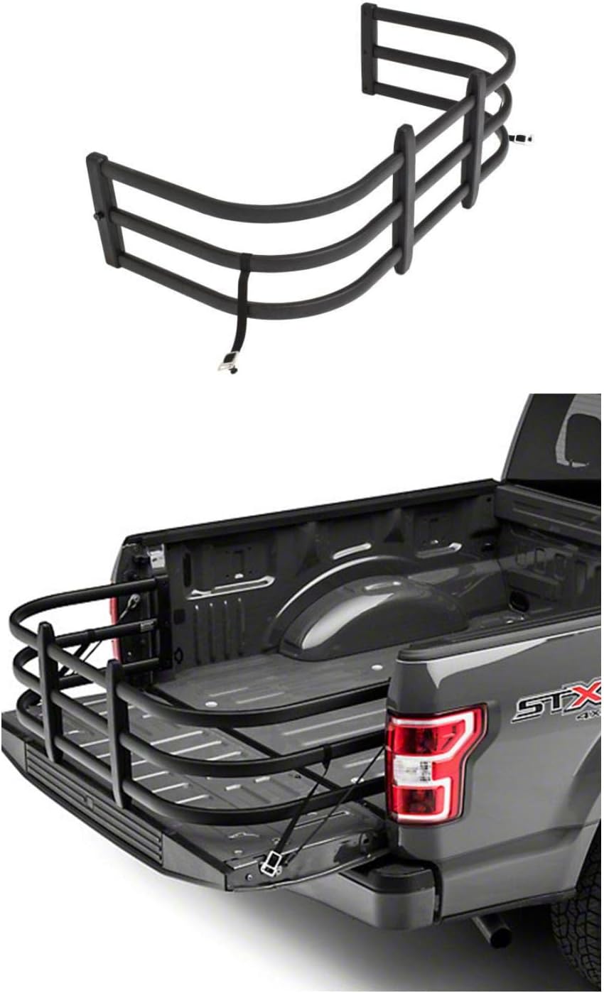TKMAUTO Black Aluminum Truck Bed Extender for 20042023 Chevrolet