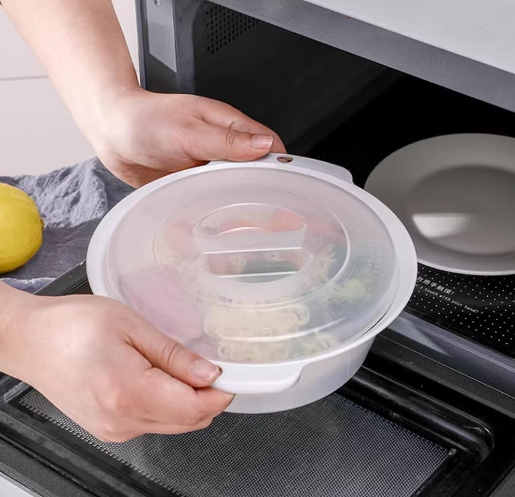 【日本製】 即席専用 鍋・丼いらず 電子レンジ調理器 ラーメン 野菜も一緒に 後片付けも簡単・ラクラク！