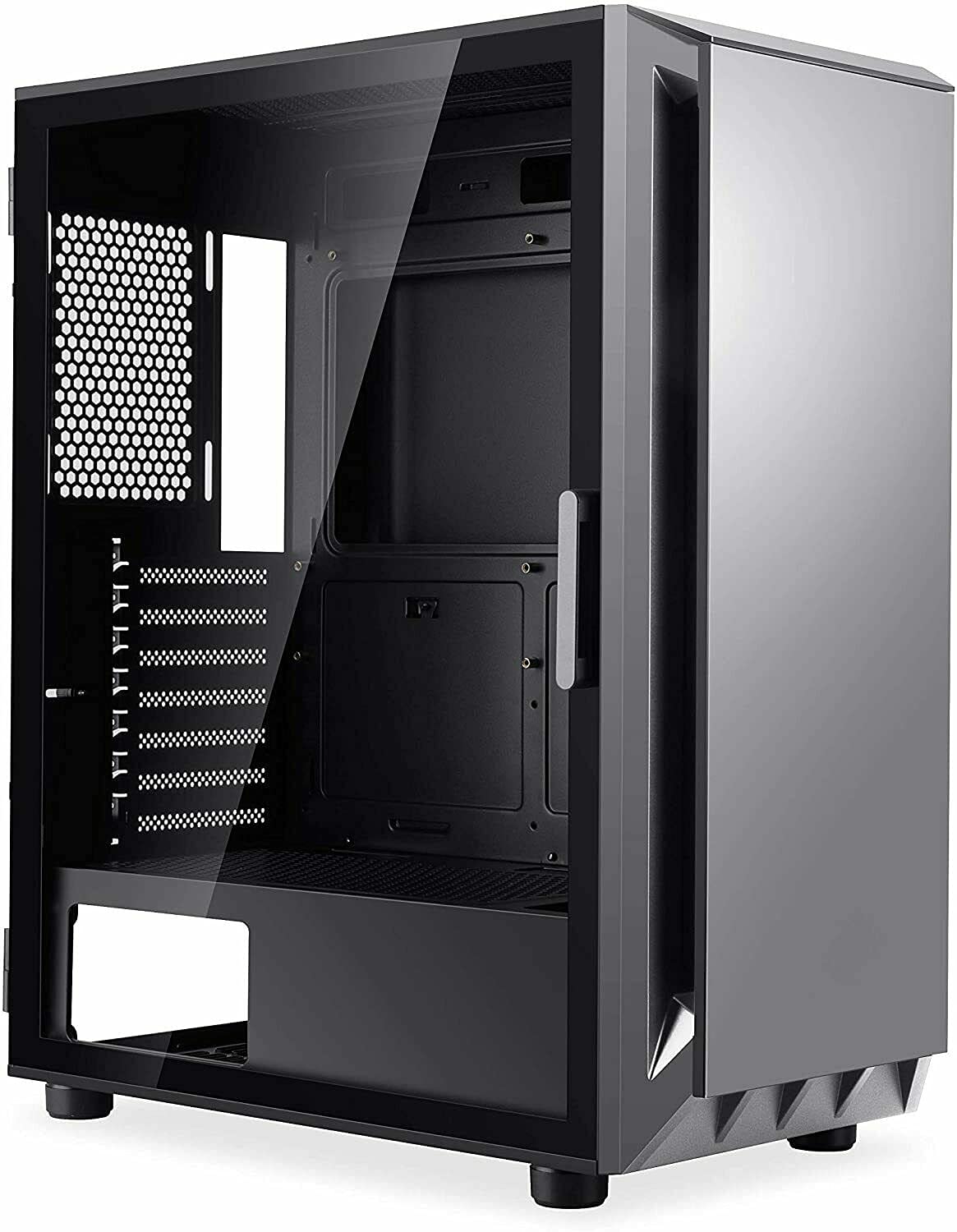 Buy IONZ KZ21 PC Computer Mid Tower Case ATX M/ATX with Tempered Glass