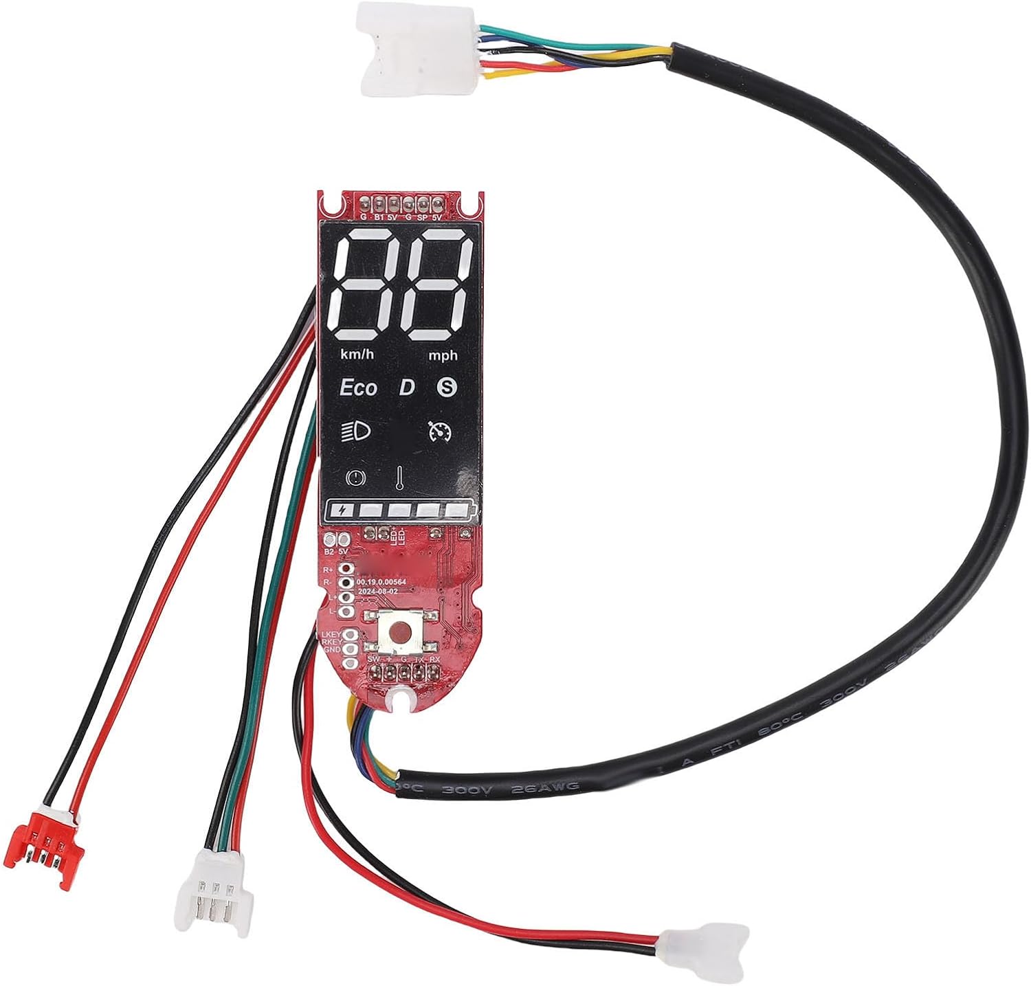 Electric Scooter Controller, Aluminum Alloy Motor Controller Kit with LED Display and Battery Display, for Replacement of 36V 42V Electric Scooters