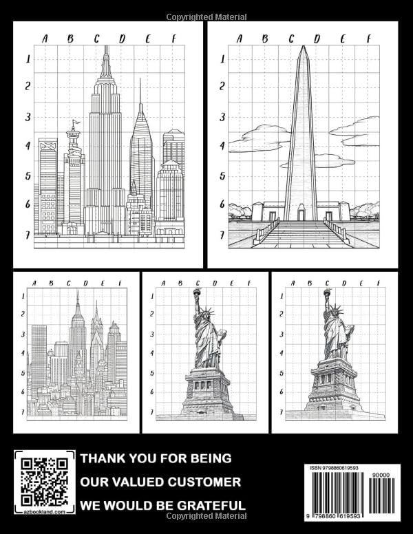 How To Draw Famous American Landmarks: Discover the History and Culture of America through Coloring - Step-by-Step Drawing Guide for Kids to Learn About Landmarks and Patriotic Symbols - Image 2