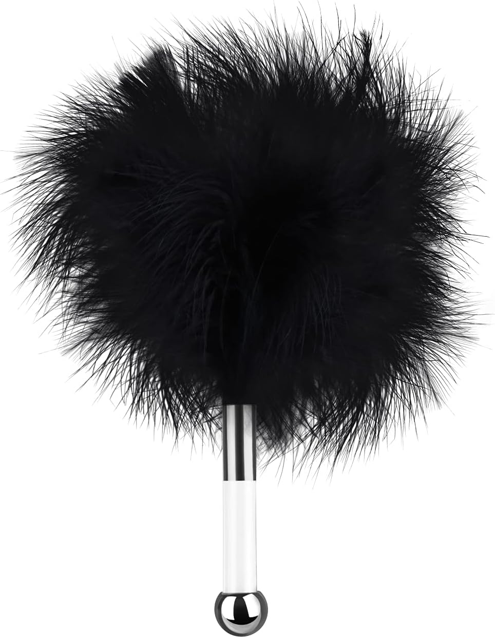 EIS Deluxe Love Me Tender Feather Tickler - Feather Teaser Toy for BDSM, Fetish and Role-Play, Tender Caresses (Red)