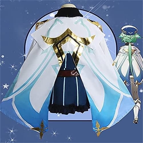 Miniatura 3 de Weixu Juego de anime para cosplay Genshin Impact, disfraz de sacarosa, capa con capucha y sombrero, juego completo