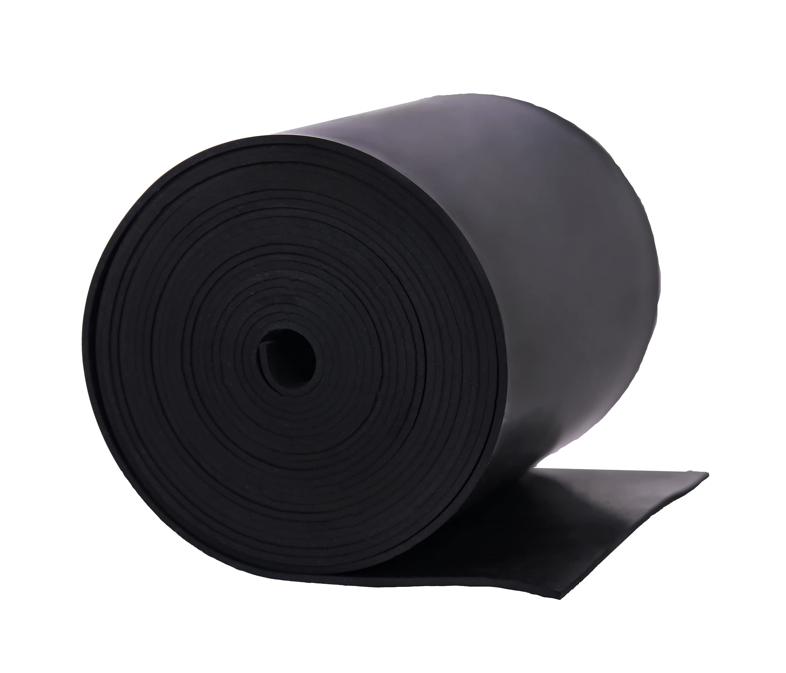 Neoprene Rubber Sheet Solid Rubber Strips Roll PadInsulation for Weather Stripping, Gasket, Shield, Costume, Seal, DIY (1/16" (.062") Thick, 4" Wide X 10' Long)