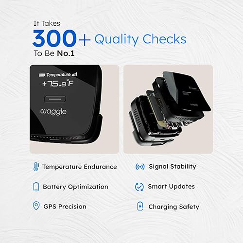 Miniatura 13 de Waggle Monitor de temperatura para mascotas RV – Celular 4G Alertas en tiempo real de temperatura, humedad y pérdida de energía Seguridad