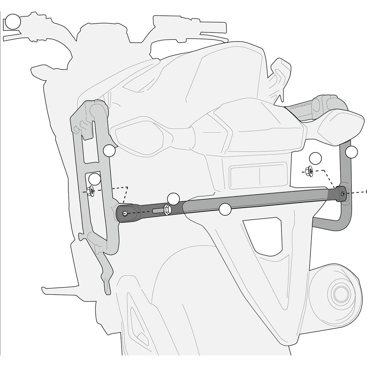 GIVI PORTAVALIGIE LATERALE + TRK46B HONDA NC 700 X 2012 12