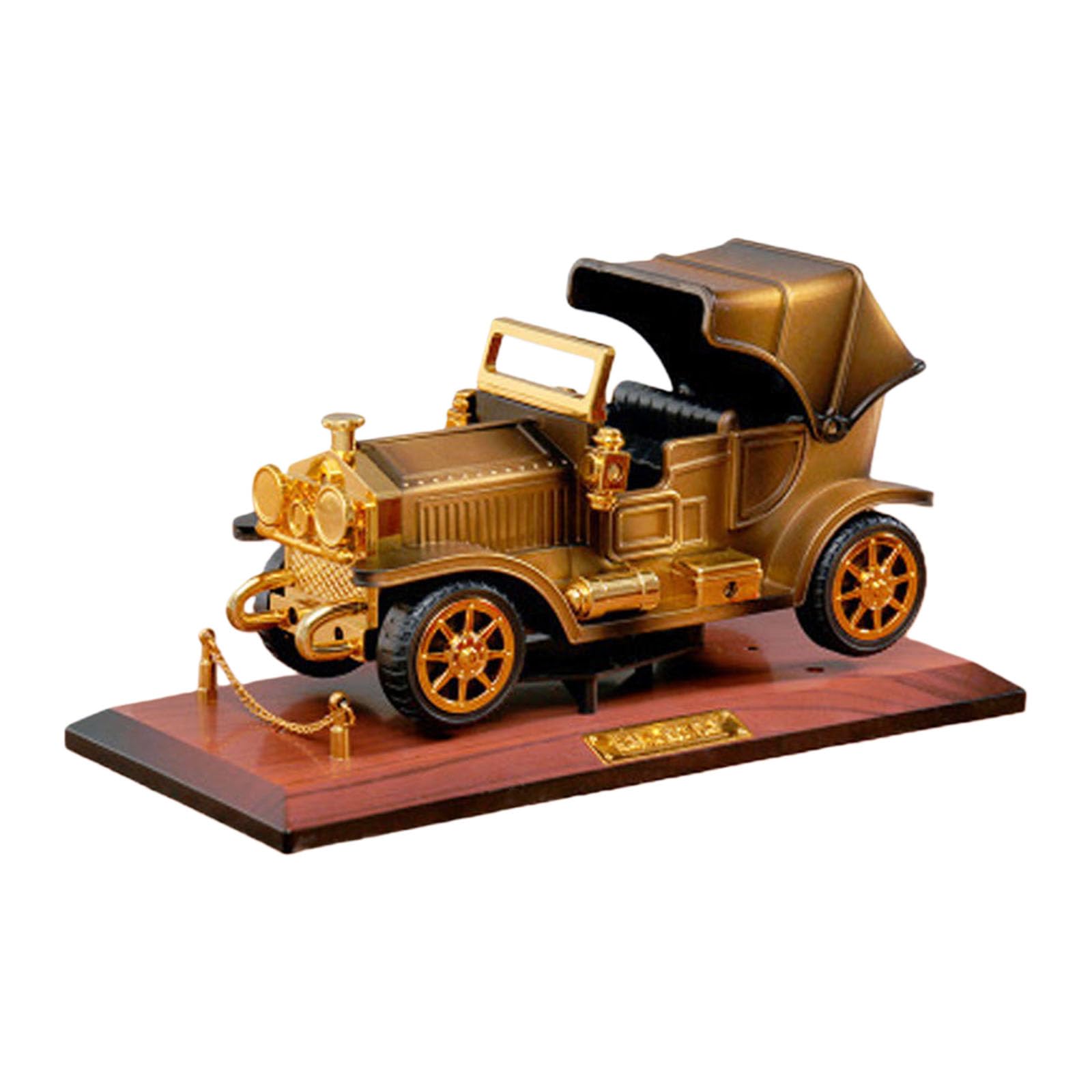 Caja de música de tren nostálgico y vehículo antiguo, el regalo ideal de cuerda