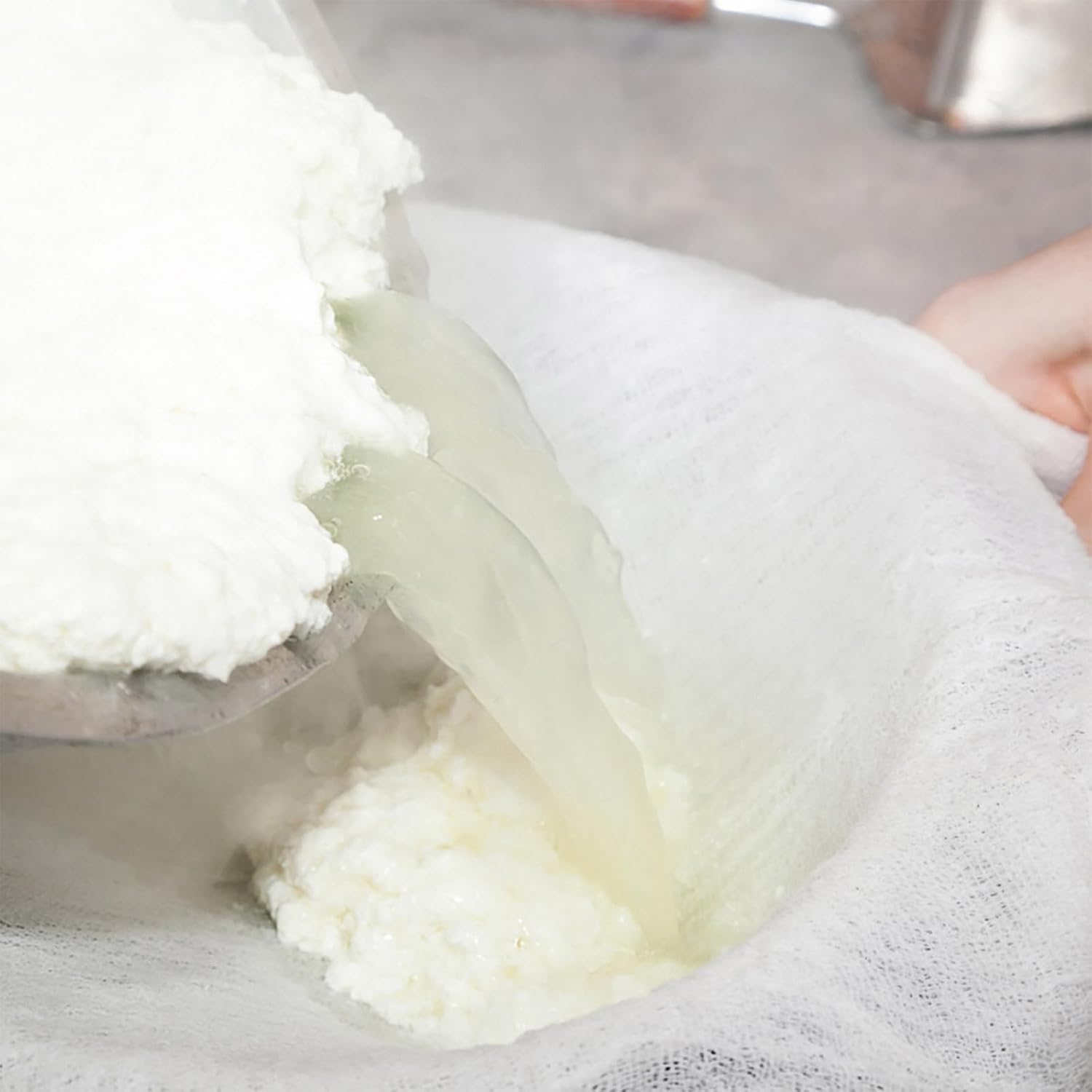 6pcs Reusable Cotton Yarn Cheese Cloth for Fine Straining Kitchen Use