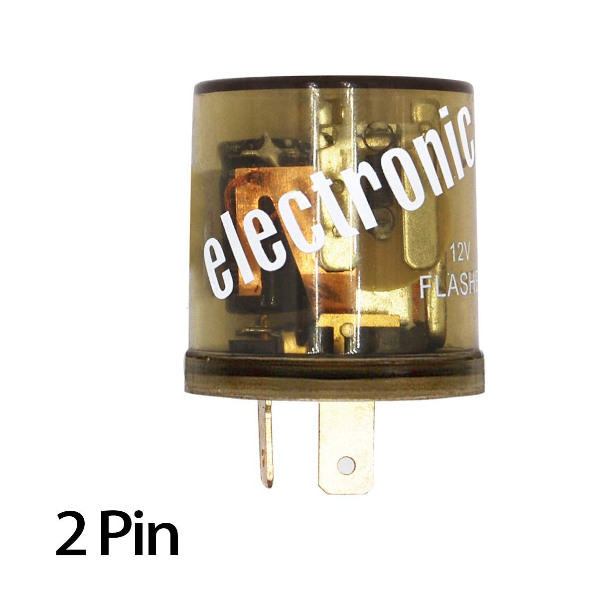 Buy Flasher Relay, 12V Electronic Turn Signal Flasher & Hazard Warning