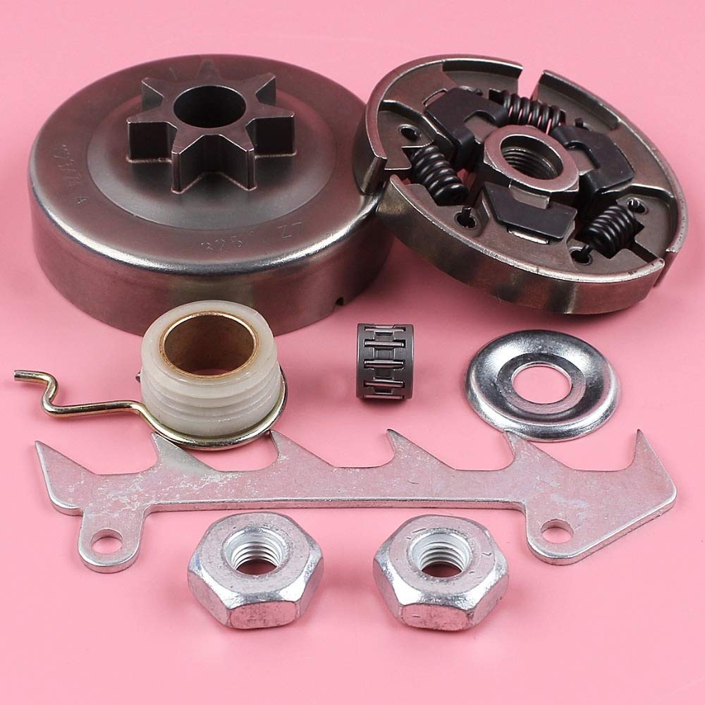 HAOHAO El Conjunto de Embrague del Embrague del Tambor .325-7T Púa de Tope Bar nueces Engranaje de Gusano Kit for Stihl MS250 MS230 MS210 025 023 021 Piezas de la Motosierra