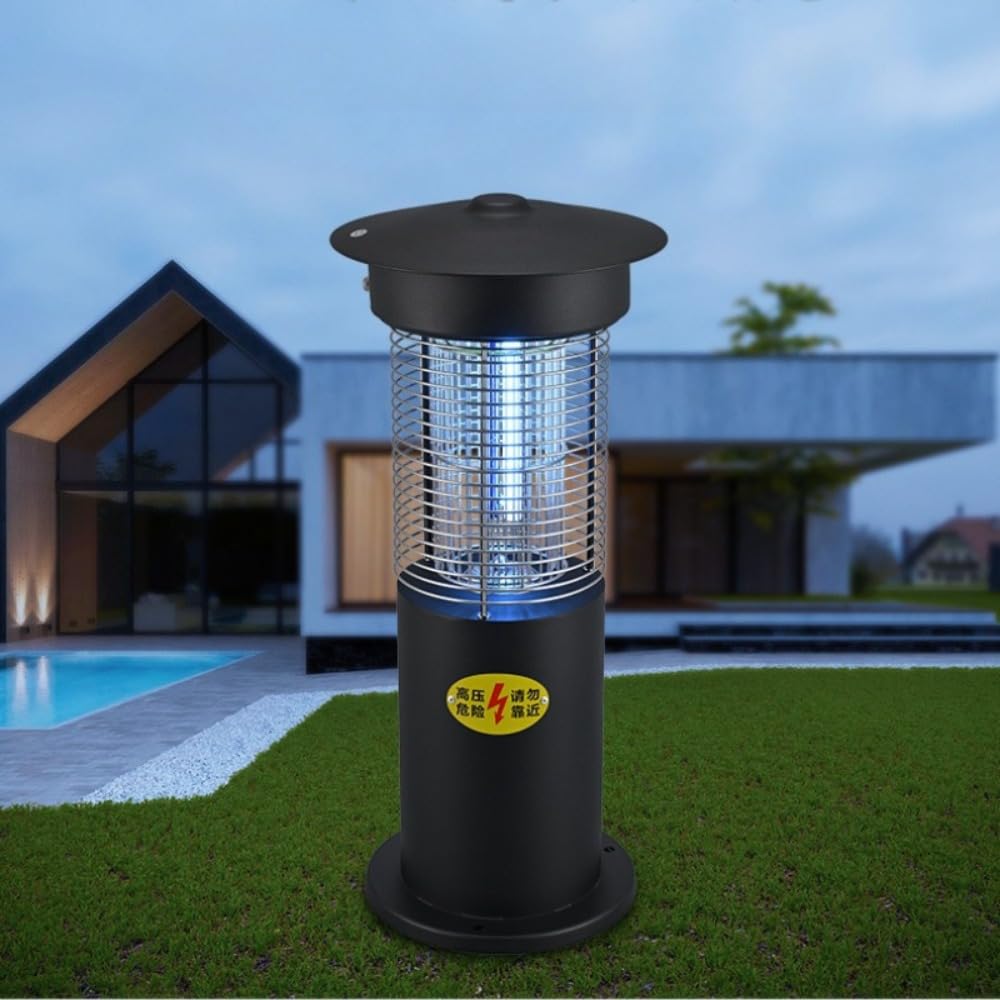 Elektryczna nowoczesna zewnętrzna lampa do zabijania owadów, trawnik, wodoodporna lampa LED do zabójcy komarów, do domu, na dziedziniec, ogród, korytarz (styl 3)