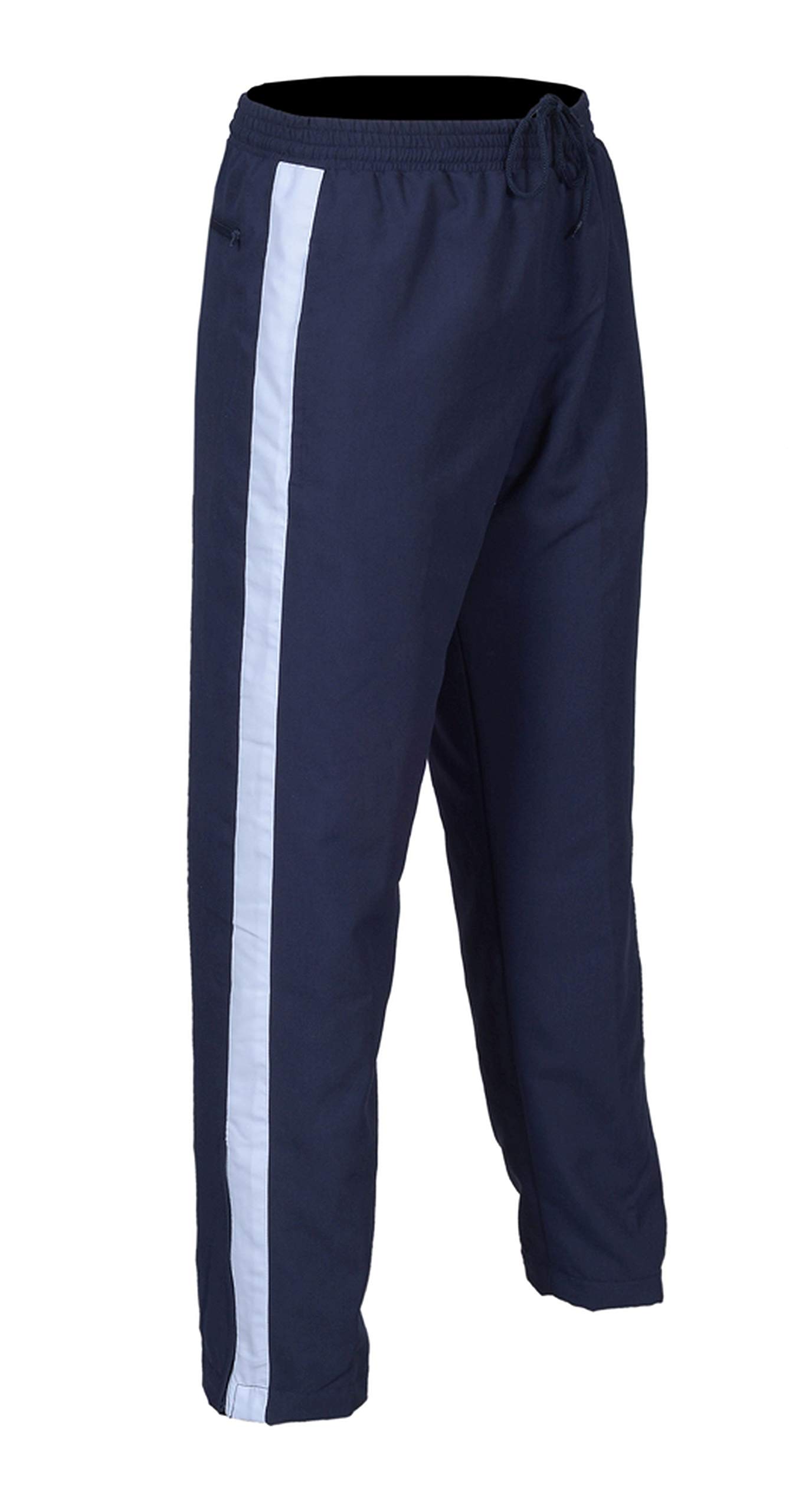Sterling SportsMens Tracksuit Bottoms Mesh Lining Silky Casual Gym Joggers Sweat Pants 1 Stripe