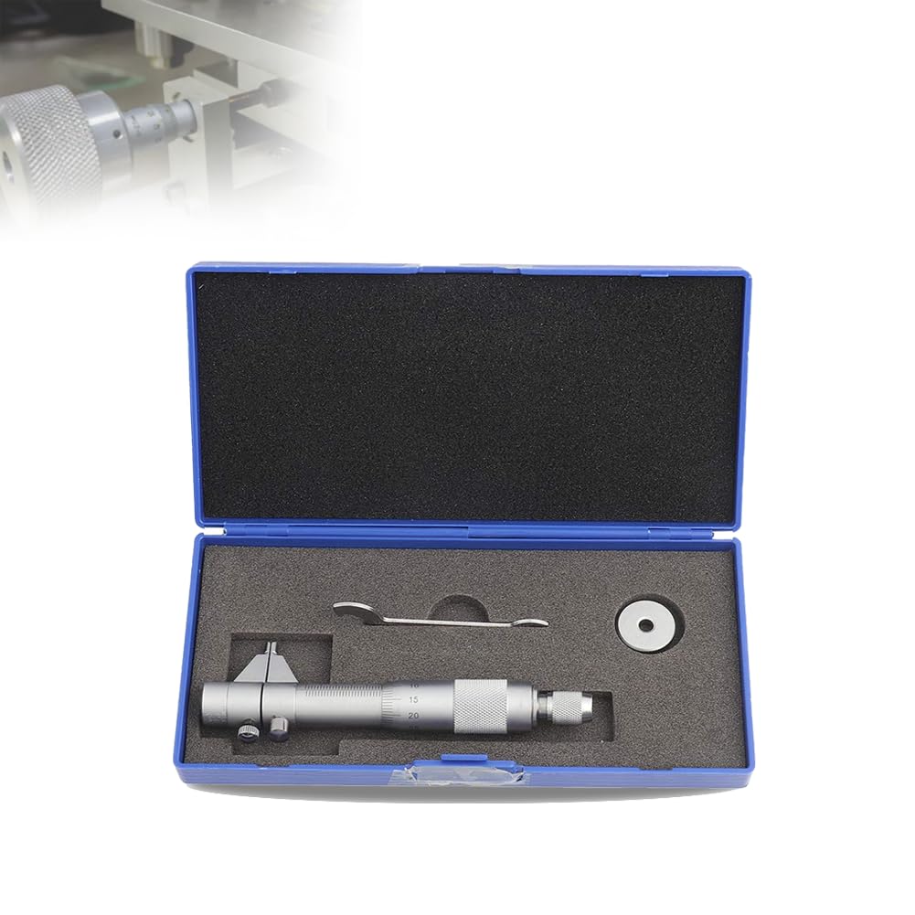 Innenmessschraube, 5–30 mm Bereich Innenmikrometer digitaler Messschieber Lochbohrung Innendurchmesser Messgerät 0,01 mm Genauigkeit für klare Markierungslinie für bequemes Ablesen