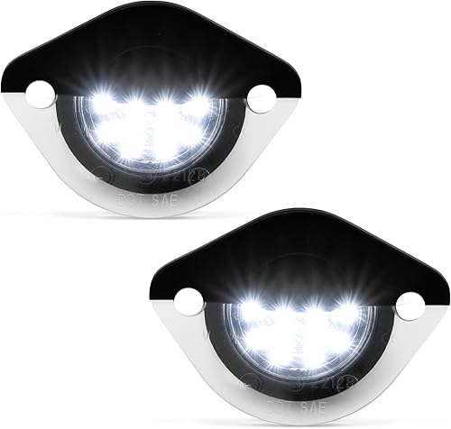 Miniatura 8 de litzland Conjunto de 2 luces LED para placa de matrícula compatible con Ford Mustang 1994 1995 1996 1997 1998 1999 2000 2001 2002 2003 2004 Canbus