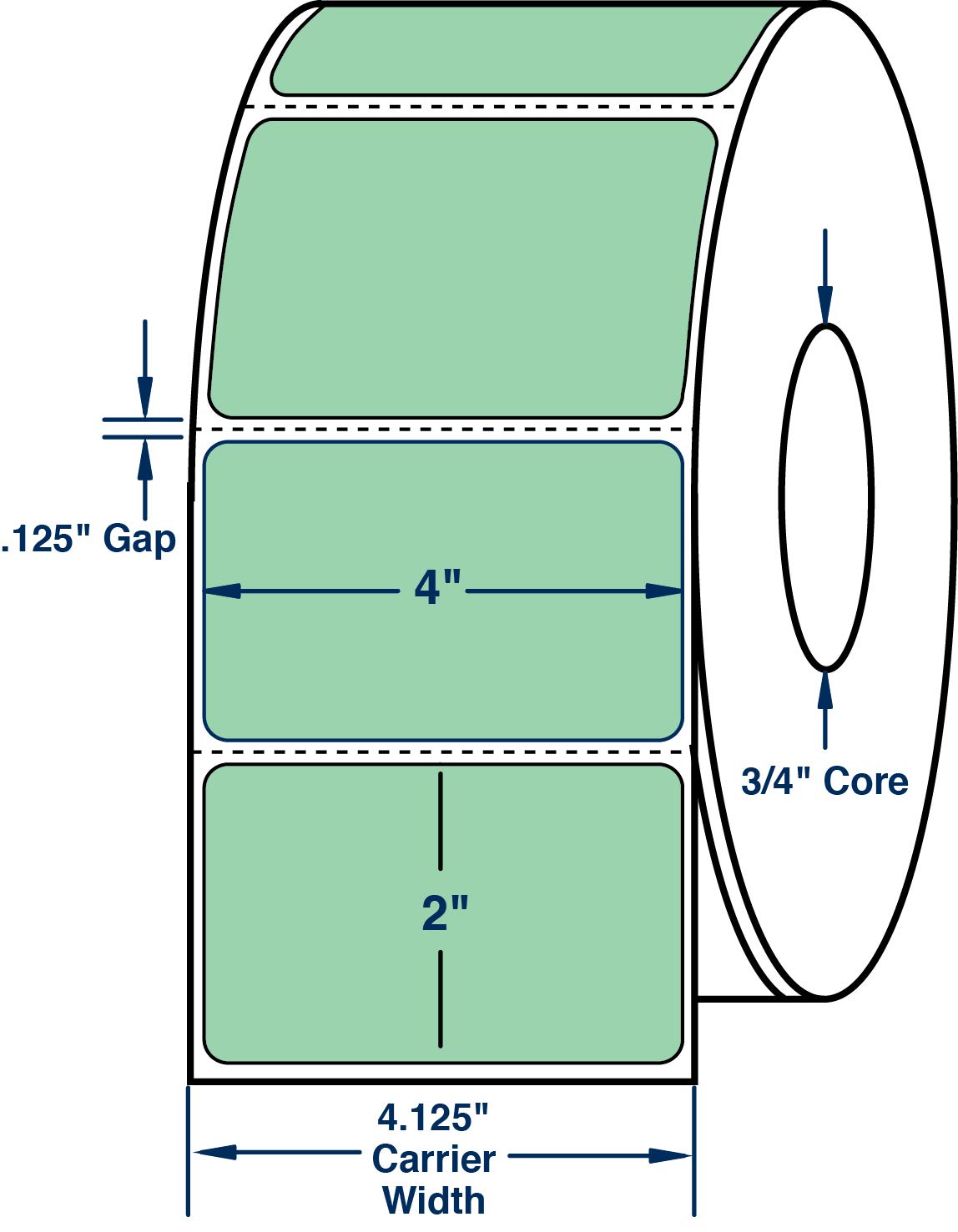 Compulabel Brand Thermal Transfer Labels, 4