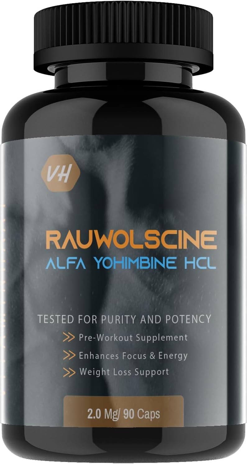 - Alpha Yohimbine 2mg | Premium Pre workout Supplement for Men and Women | Weight Loss Products | Belly Fat Burner | Pre-workout Alpha Yohimbine Hcl 98% Rauwolscine | 90 vegan capsules by VitaminHaat