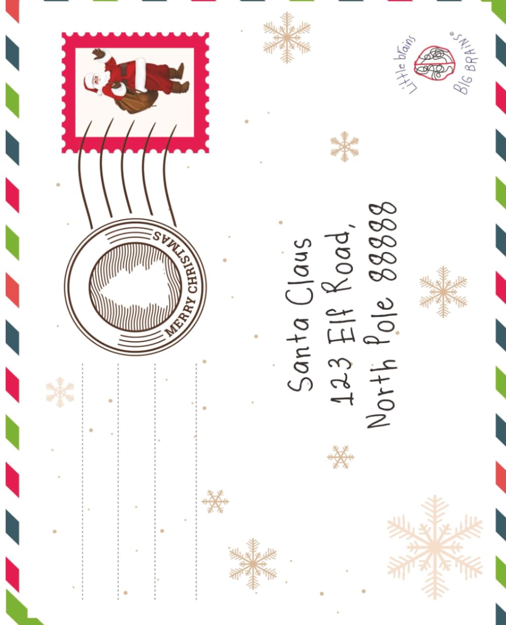 Santa's Letter: Letter Writing & Christmas Fun Workbook for Kids – Letters, Cards, Coloring Pages & Holiday Activities