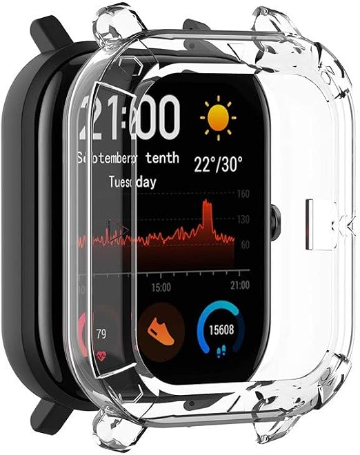 Amazon.com: Compatible con Xiaomi Huami Amazfit GTS Watch Case, Soft TPU  Face Cover Shockproof Protective Frame Guard Bumper Protector Comaptible  con Xiaomi Huami Amazfit GTS Samrtwatch, Blanco : Celulares y Accesorios