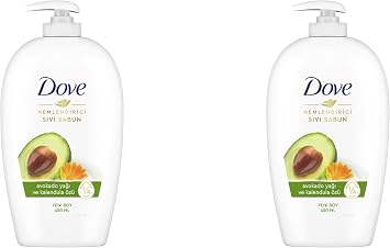 Dove S v  Sabun, Avokado Ya  ve Kalendula  zl  450 ml 2 paketi