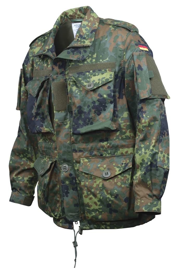 LEO KÖHLER BW Einsatzkampfjacke Leicht Flecktarn, S, Flecktarn