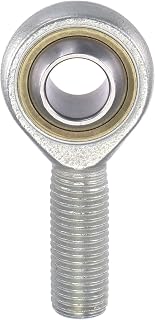 uxcell SA16TK POSA16 Spherical Rod End Bearing 16mm Bore Self-Lubricated Joint Bearing M16x2.0 Right Hand Male Thread Connector