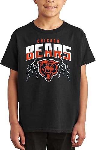 Miniatura 9 de Junk Food Camiseta para niños estándar x NFL Team Lightning con licencia oficial para niños