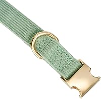 Vista 37 de Collar de Algodón Suave para Perro con Hebilla de Metal Ajustable de Servicio Pesado Cómodo Collares de Pana para Perros Pequeños, Medianos