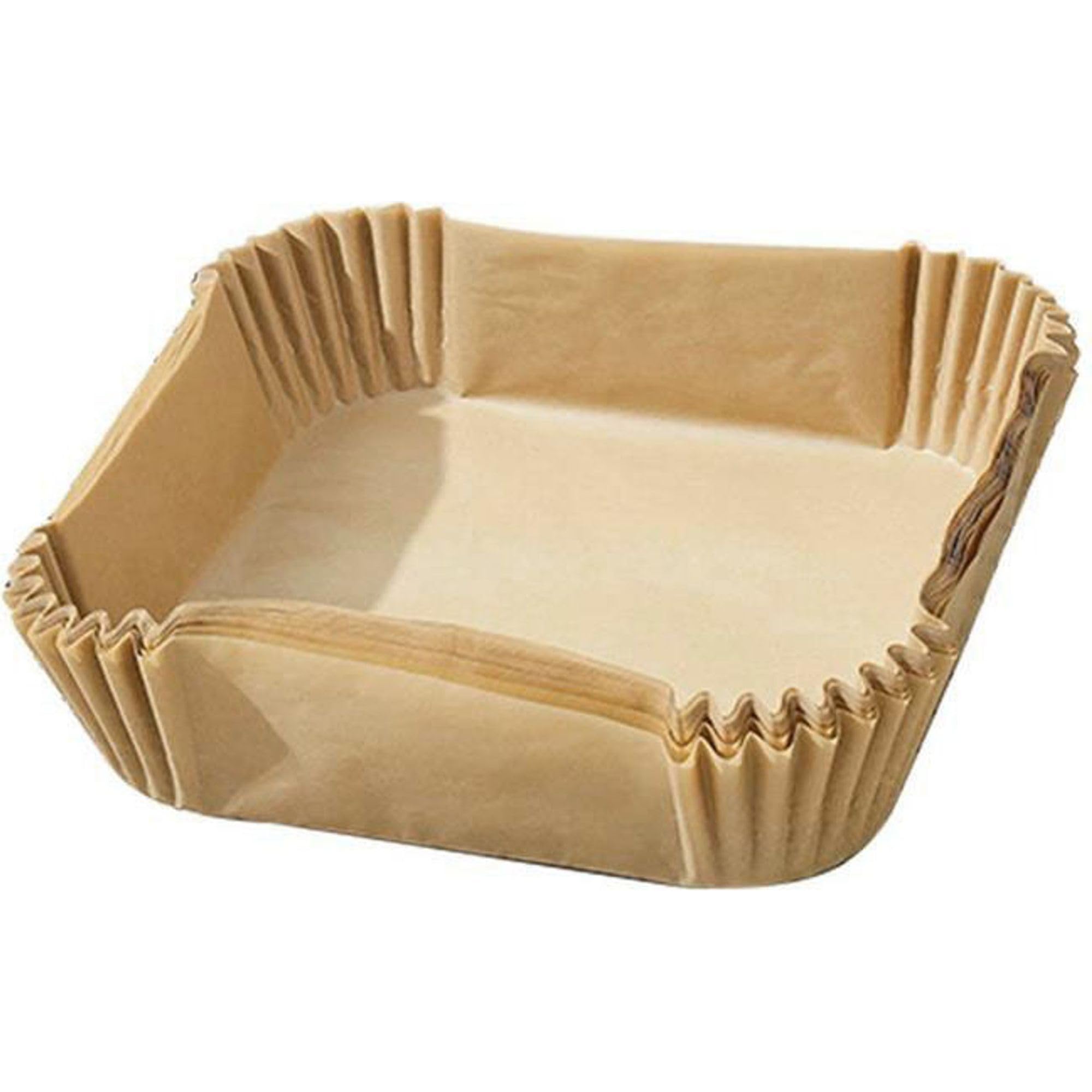 ALGON | 120 Bases Papel Airfryer Cuadrado 20 cm – Papel Freidora Aire Antiadherente, Resistente a la Grasa y Altas Temperaturas - Papel Airfryer para Freidora Fácil de Usar