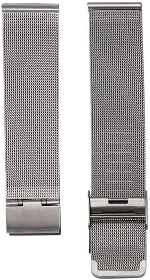 Bracelet de montre en acier inoxydable milanais argent disponible en 18mm 20mm 22mm 24mm