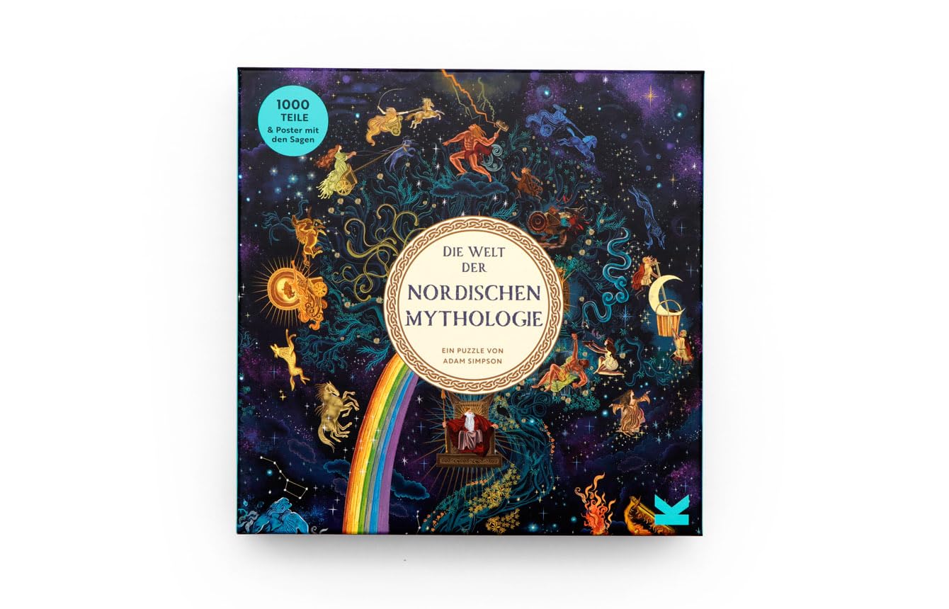Laurence King Die Welt der nordischen Mythologie. EIN 1000-Teile-Puzzle, Yellow