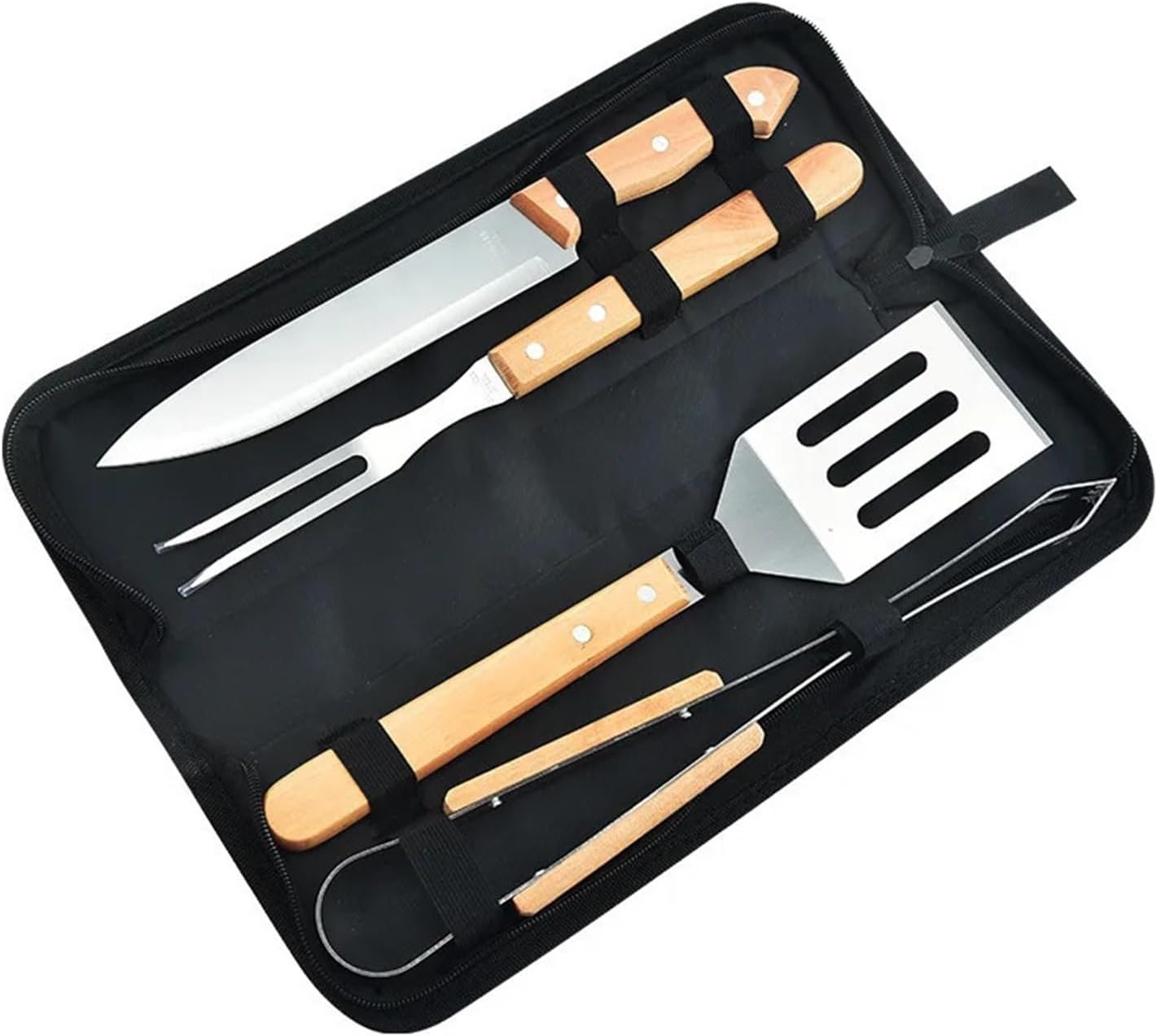 BBQ Tools Set Barbecue Grilling Utensil Accessories Camping Outdoor Cooking Grill Kit Utensils(3PCS SKT0001)