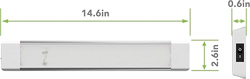 Miniatura 2 de Leisure LED Lámpara de techo LED para caravana con interruptor de encendidoapagado de 14.5 pulgadas, 5000 K, blanco natural, 12 V24 V CC, 1080