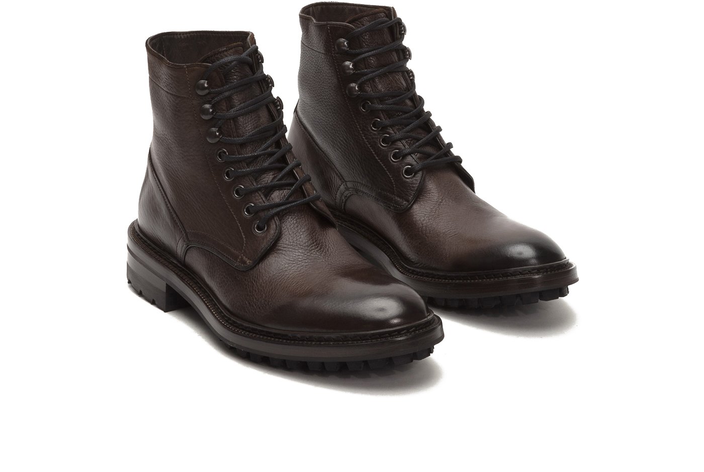 Frye Mens Greyson Lace Up Brown Casual Dress Boots Boots 