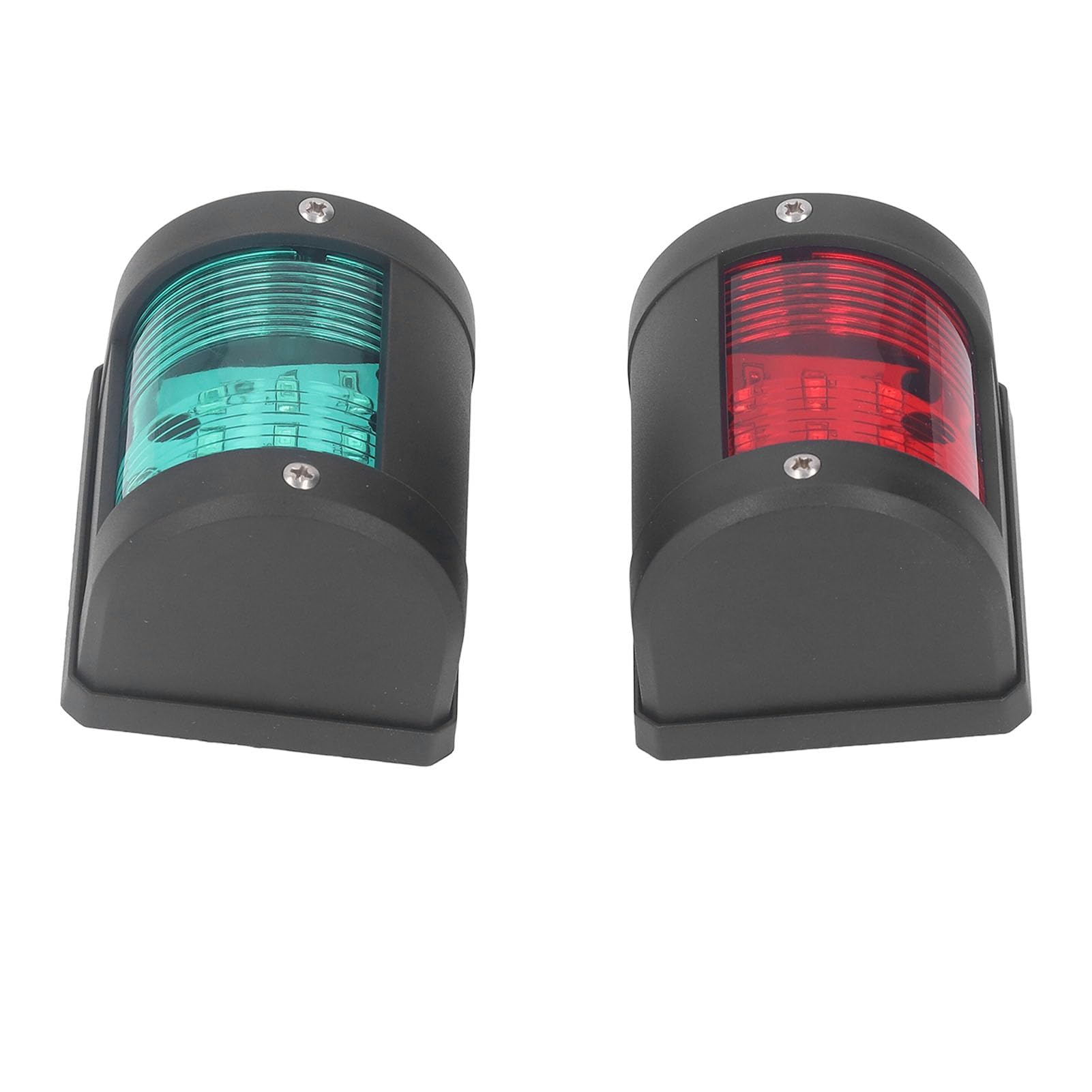 LiebeWH 2 Pezzi 2nm Luce per Barche Marine Luce di Navigazione a LED Impermeabile Dritta Verde Porto Rosso per Barche Marine Prua e Poppa