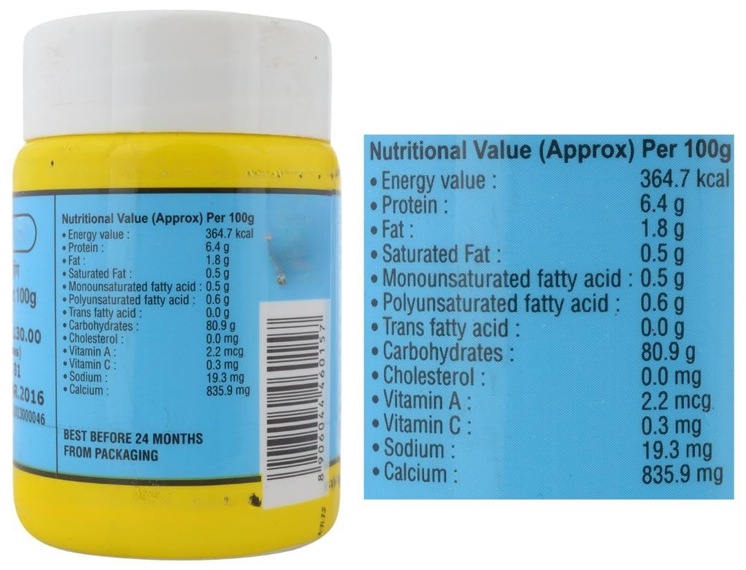 DIIX Generic Hing Yellow Powder, Asafoetida | Extra Strong Tadka | Zero added Colours - 100 grams
