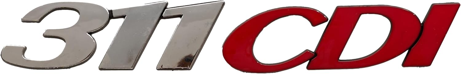 MP&PV Auto Parts Rear Door Sticker Badge 311 CDI Emblem Compatible with Mercedes Sprinter W906 2007-2018 OE 9068170914