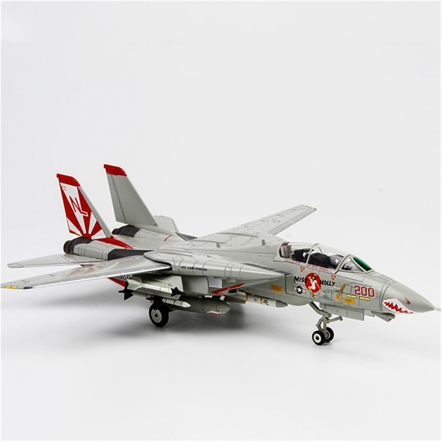 Die Cast Metal 1 72 for US Navy Army F14 VF-111 Tomcat Fighter Aircraft Model Toy Display Series Hobby Playgame Kit