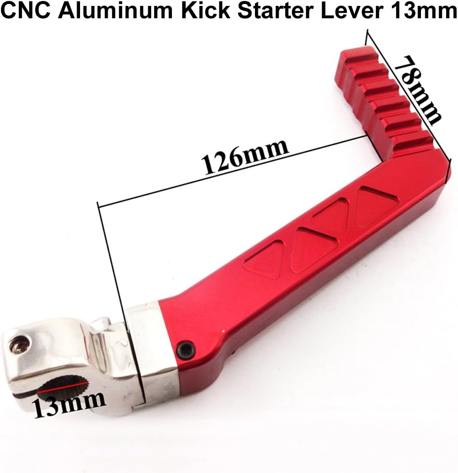 CNC Red Kick Start Starter Lever for 50cc 110cc 125cc Atomik Thumpstar Pit Pro Dirt Bike