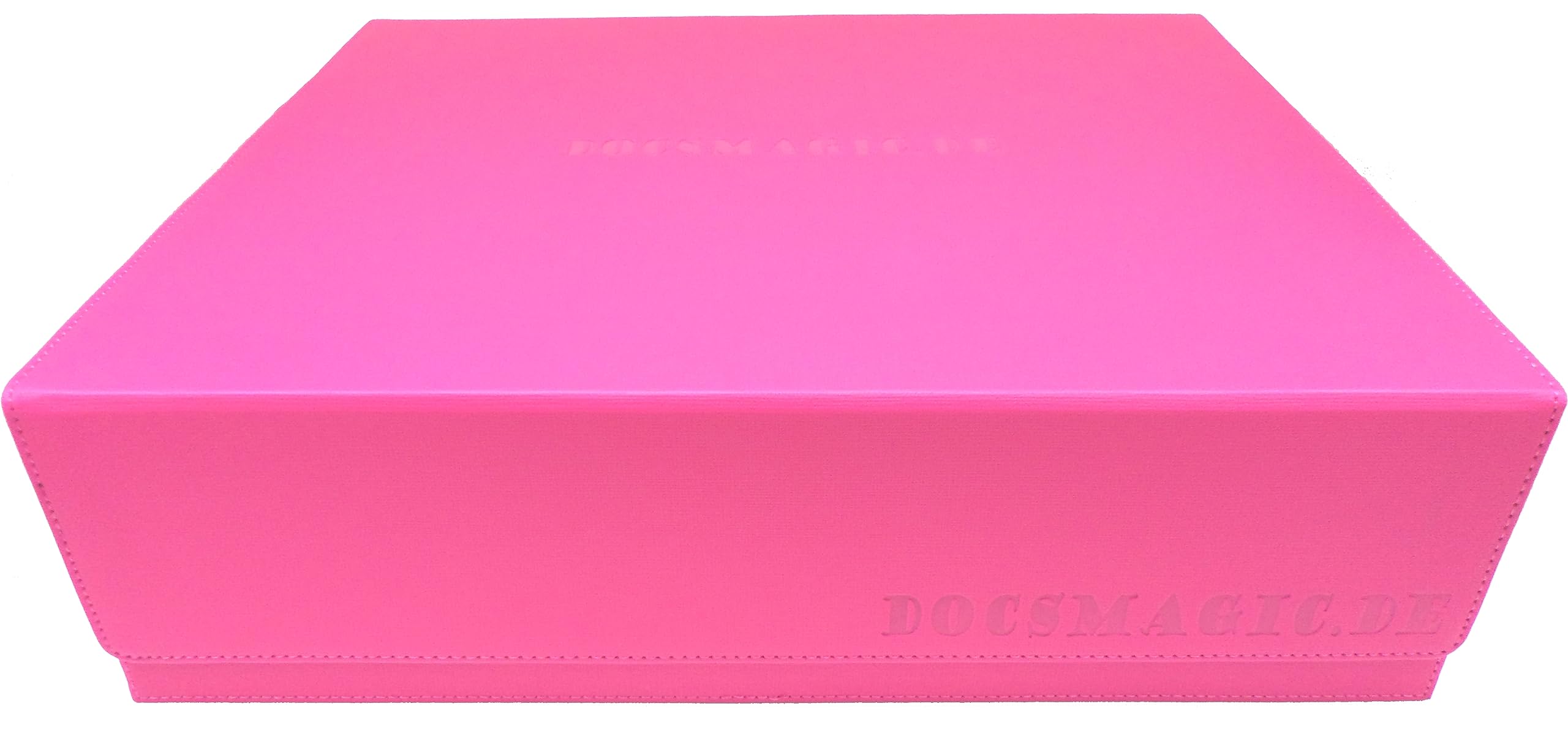 docsmagic.de Premium 4-Row Trading Card Storage Box Pink + Trays & Divider - MTG PKM YGO