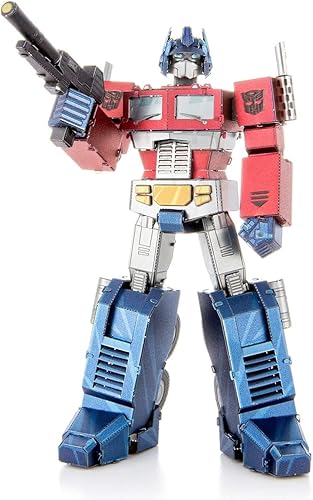 Metal Earth Fascinations Transformers Optimus Prime Color 3D Kit de modelo de metal