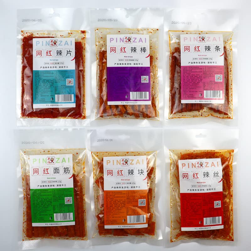 Pittige Sticks 125g* 2 stuks, Nostalgische pittige snacks, Internet Celebrity Snack Gift Pack, Pittige smaak Gemengde… - Image 4