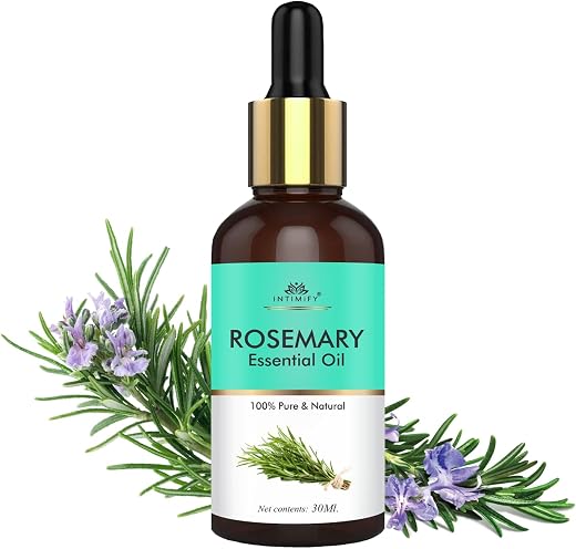 INTIMIFY Rosemary Essential Oil For Hair Growth for Women &amp; Men | Reduce Acne| Moisturize Skin | For All Skin &amp; Hair Types...